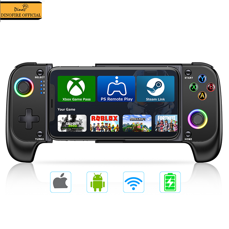 Gaming Trigger Phone - DinoFire Cell Phone Gamepad Joystick for