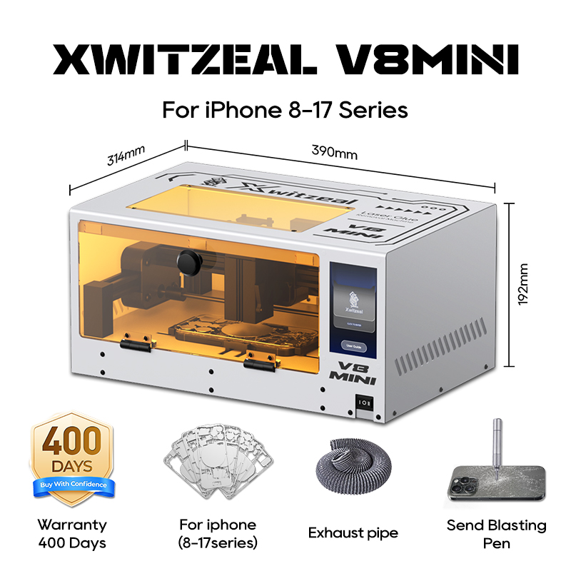 Phone Repair Kit - Xwitzeal® V8 MINI Laser Glue Removal