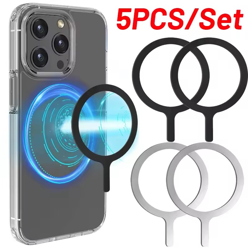 Phone Accessories Japan - 5-1pcs Sticker Ring For Magsafe Wireless
