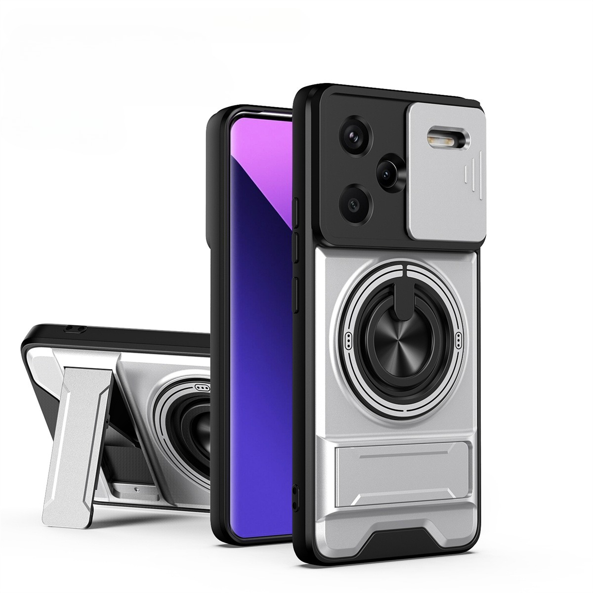 Phone Accessories Japan - Lens Slide Camera Phone Case for
