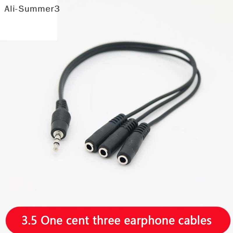 3.5mm 3 Way Port Aux Multi Hea - Earphone Splitter Jack recension och pris