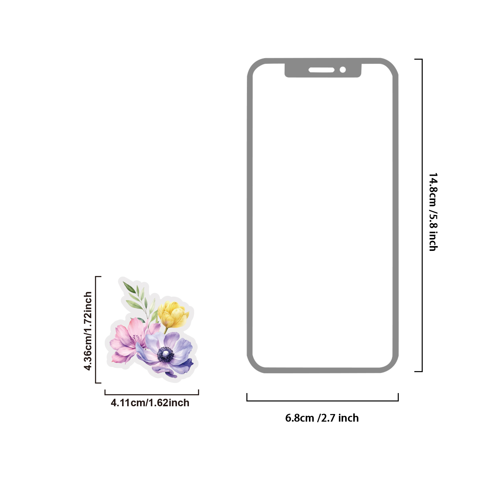 Etori Life Purple Iris 20Pcs V - Phone Accessories Background recension och pris