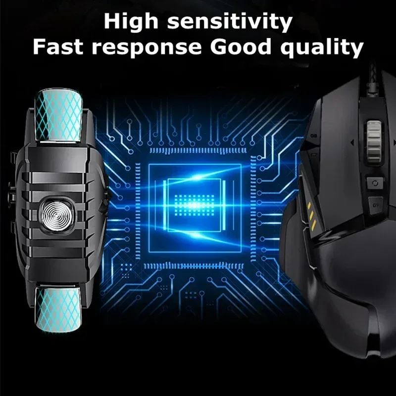2pcs ABS Mobile Phone Gamepad  - Gaming Trigger Phone recension och pris