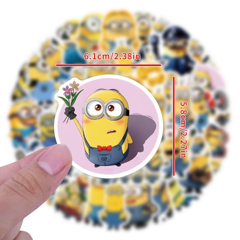 55pcs Minions Cartoon Graffiti - Phone Accessories Ideas recension och pris
