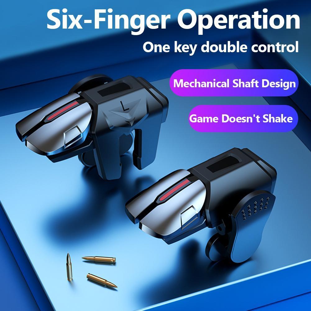 2pcs 6 Finger Gaming Trigger f - Gaming Trigger Phone recension och pris