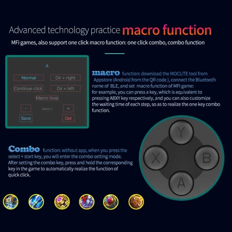 Cell Phone Gamepad Joystick Fo - Gaming Trigger Phone recension och pris