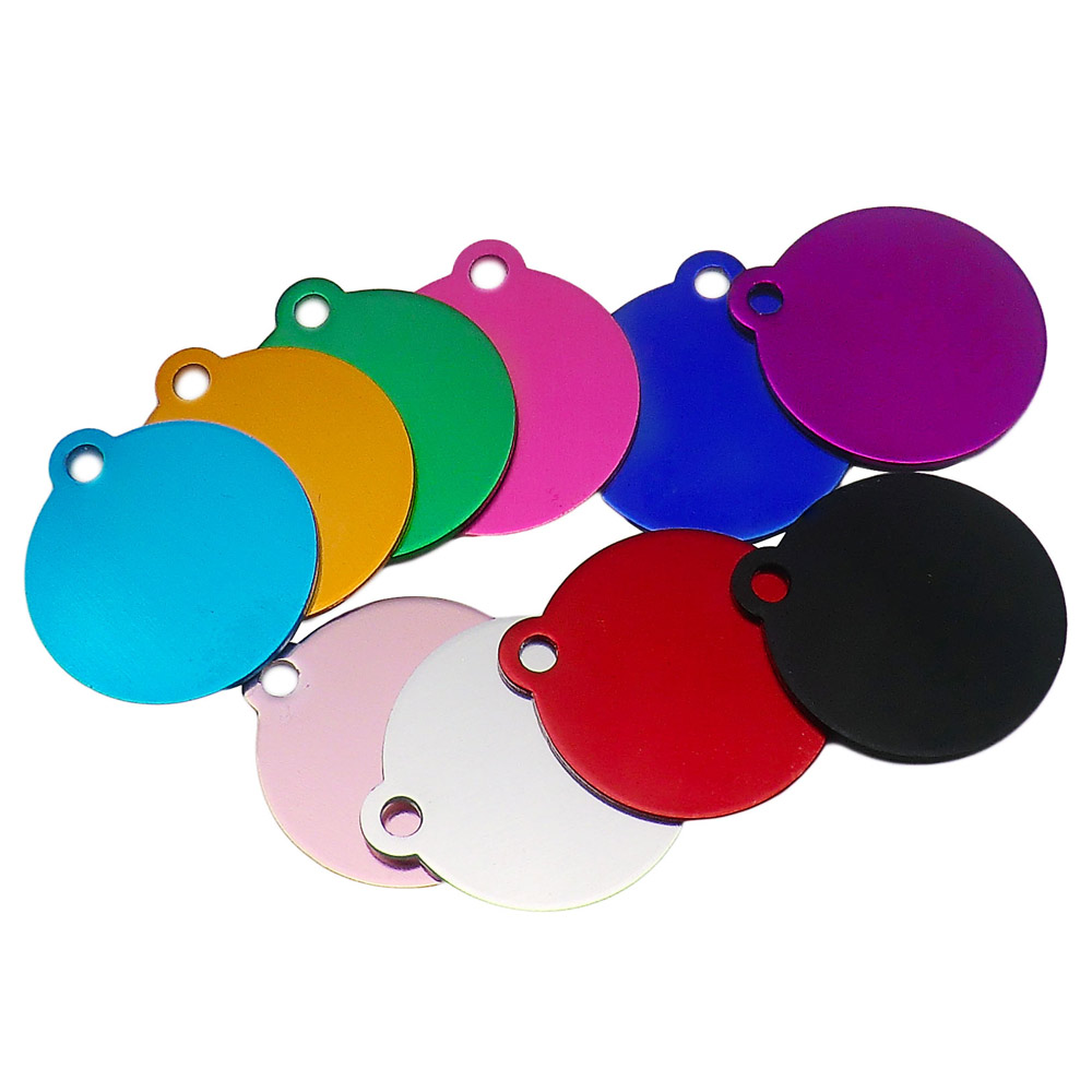 100 pcs Aluminum Cat ID Tag Ro - Phone Accessories Names recension och pris