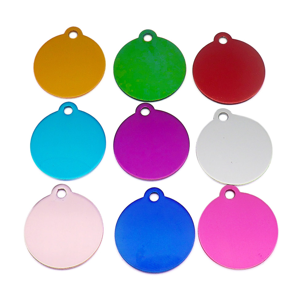 100 pcs Aluminum Cat ID Tag Ro - Phone Accessories Names recension och pris