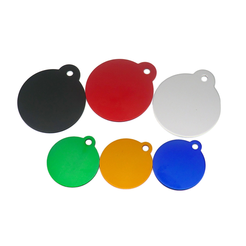 100 pcs Aluminum Cat ID Tag Ro - Phone Accessories Names recension och pris