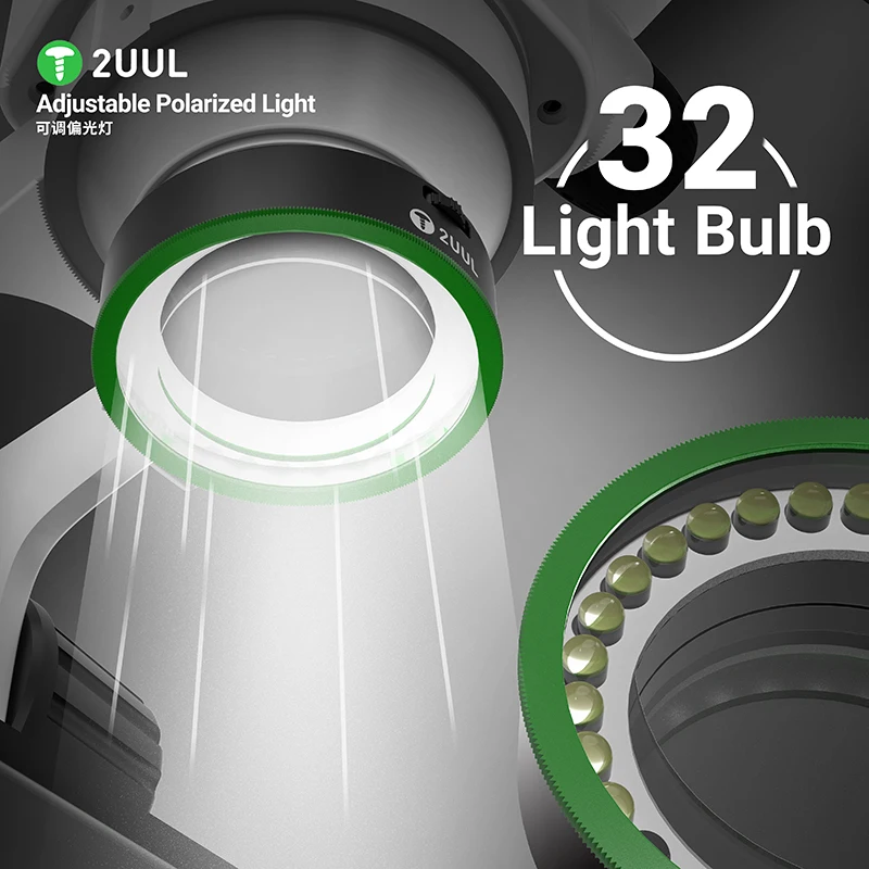 2UUL Adjustable Polarized Ligh - Phone Repair Kit recension och pris