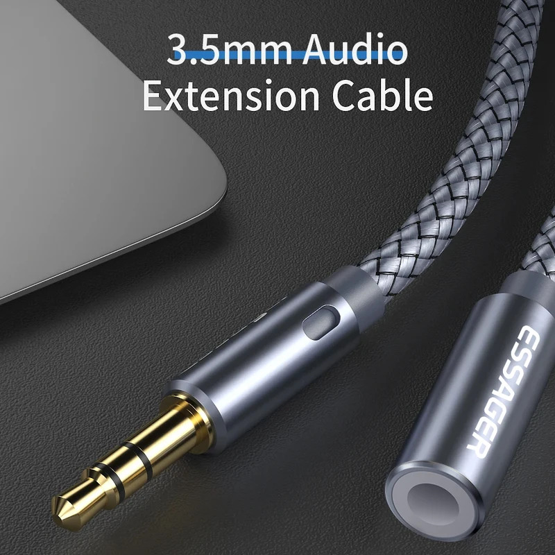 Essager 3.5mm Audio Aux Cable  - Earphone Splitter Jack recension och pris