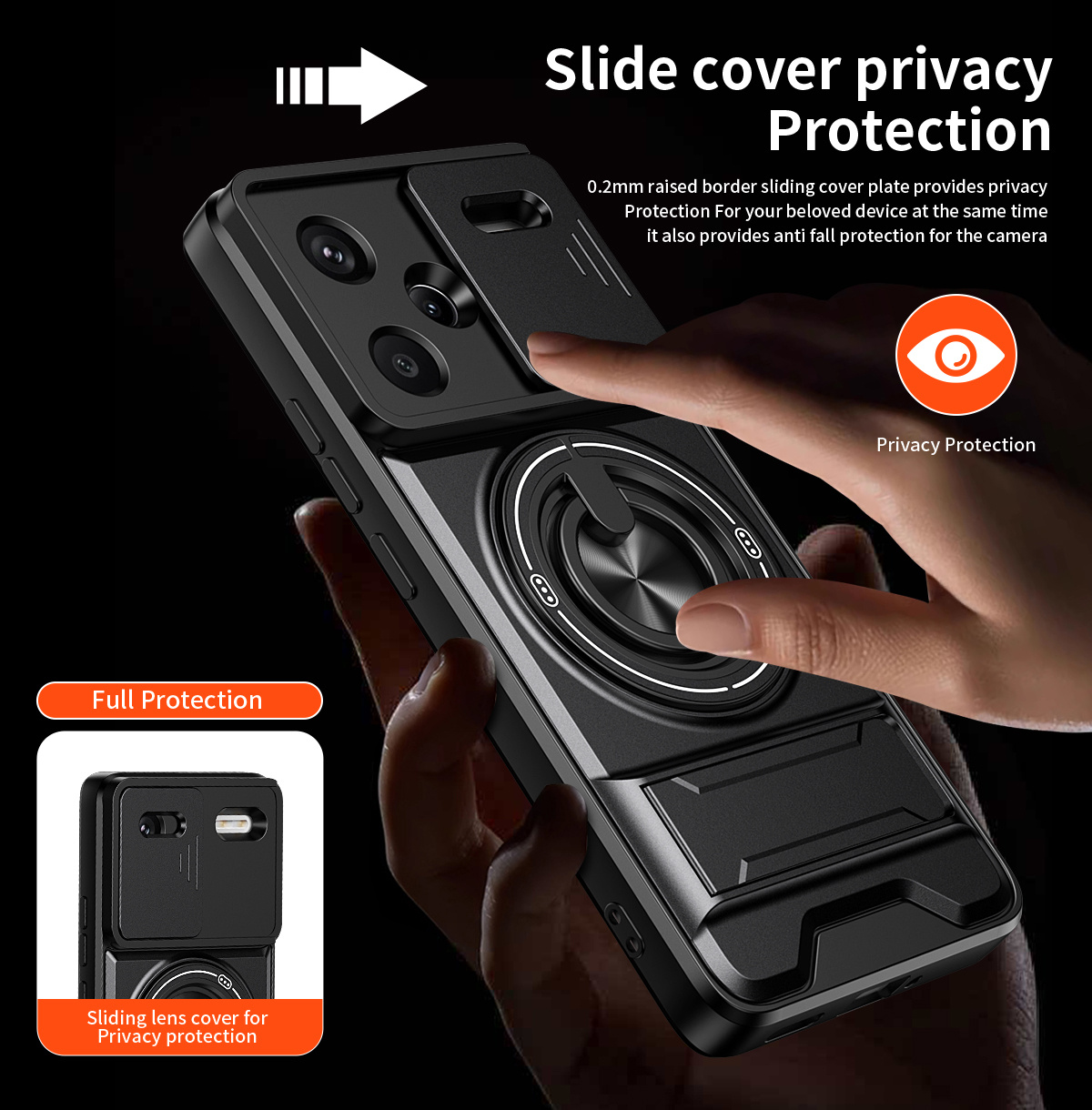 Lens Slide Camera Phone Case f - Phone Accessories Japan recension och pris
