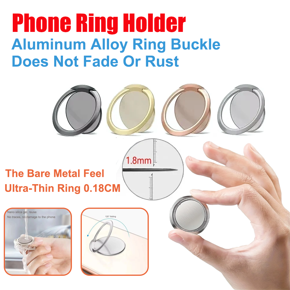 Ultra Thin Metal Ring Holder S - Phone Accessories Japan recension och pris