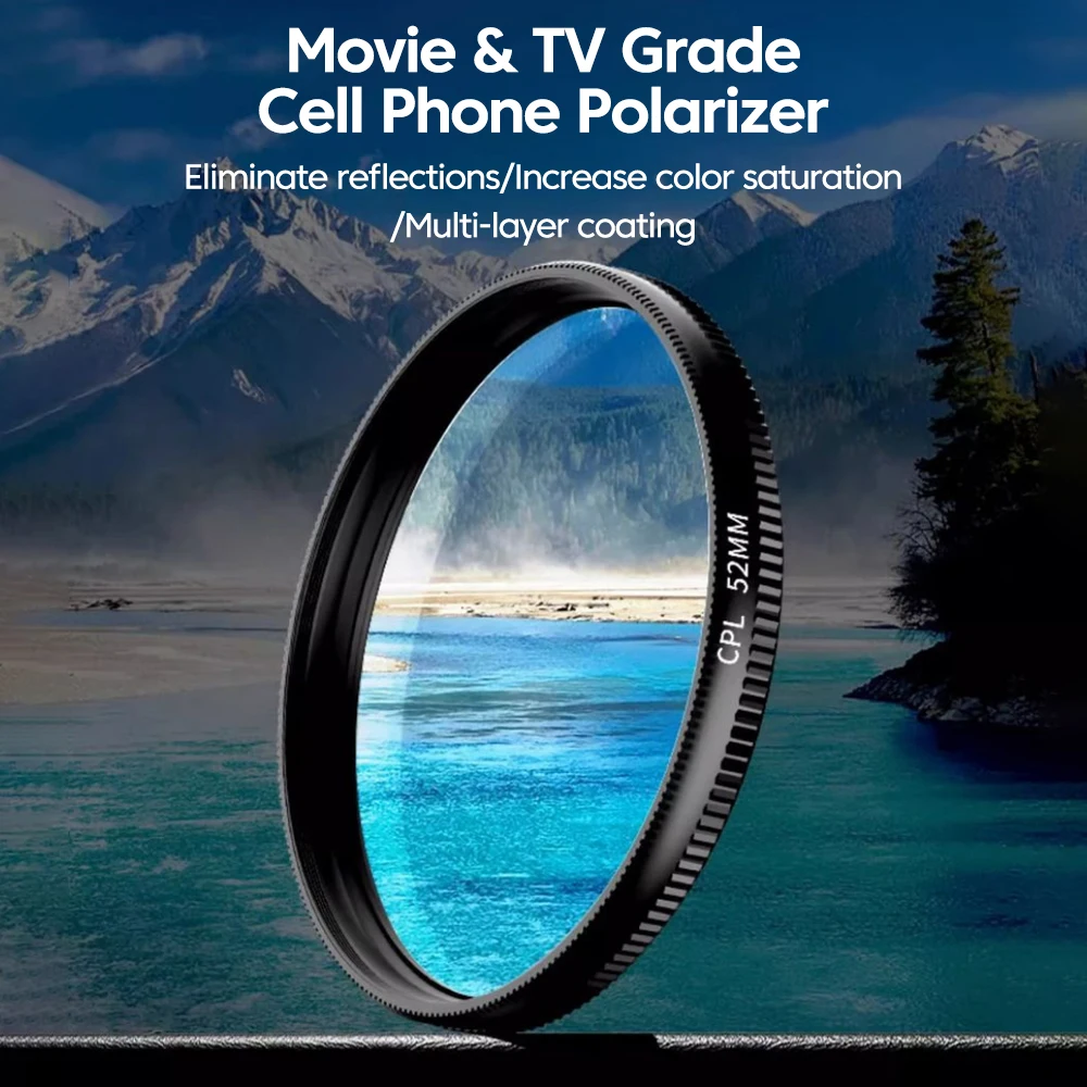 New 52mm CPL Mobile Phone Lens - Phone Accessories For Photography recension och pris